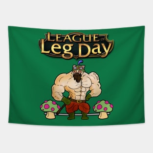 League of Leg Day Tapestry