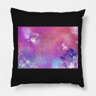 Watercolour Splatter Art Pillow