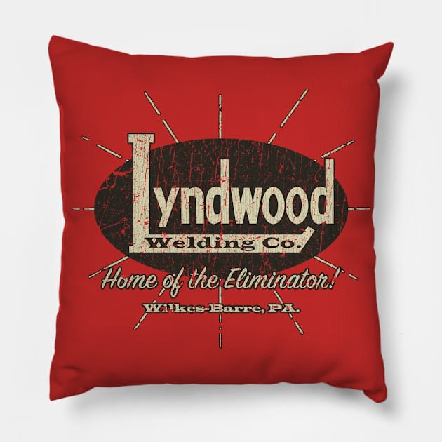 Lyndwood Welding Co. 1956 Pillow by JCD666