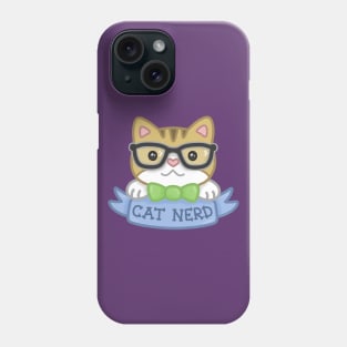 Cat Nerd Orange Tabby Phone Case