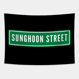 Sunghoon Street Sign ENHYPEN Tapestry