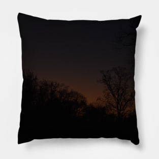 Glowing Tree Line Pillow