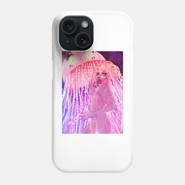 Jellyfish Realness Phone Case by pigdragon