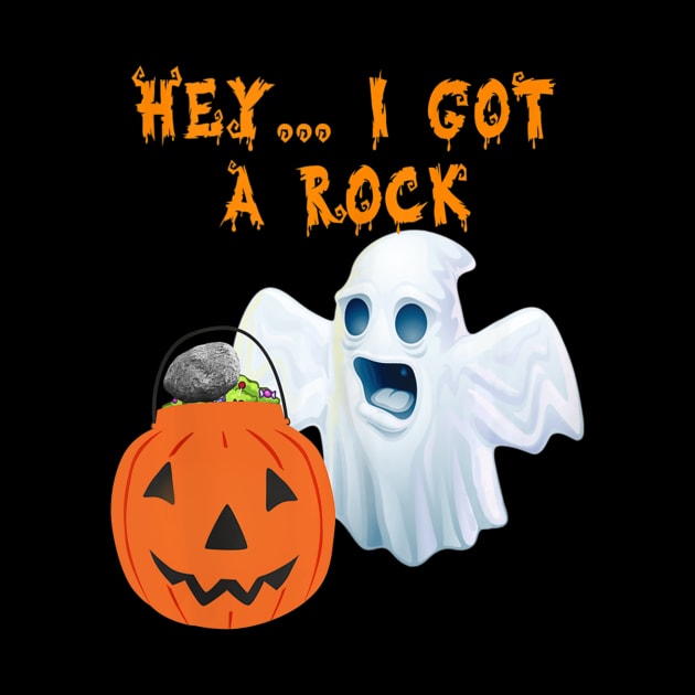 I Got A Rock Halloween Funny Trick Or Treat Halloween Squad by ChristianCrecenzio