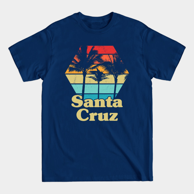 Discover Santa Cruz Florida Summer Retro 80's Vintage - Retro - T-Shirt