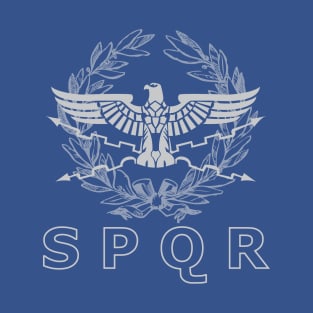 SPQR The Roman Empire Emblem T-Shirt