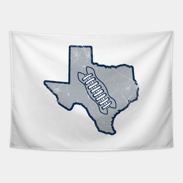 Texas Football, Retro - White Tapestry by KFig21