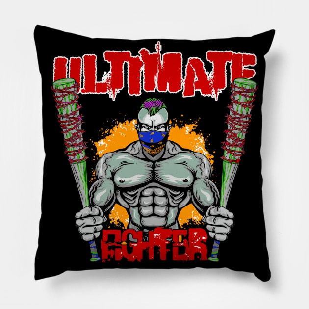 The Ultimate Fighter Pillow by black8elise