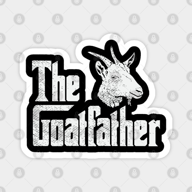 Funny Black Metal Festival Gift, Goat Farmer Gift Magnet by maxdax