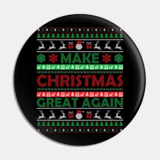 Make Christmas Great Again Ugly sweater Pin