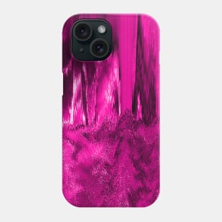 Melted Glitch Pink Phone Case