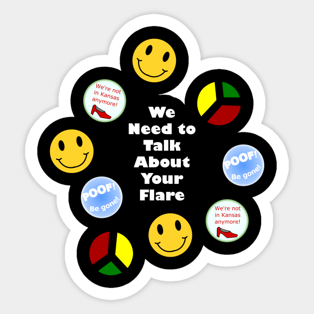 Myflare Account Here S My Flare Varient Office Space Sticker Teepublic teepublic