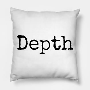 Depth - Motivational Word of the Year Pillow