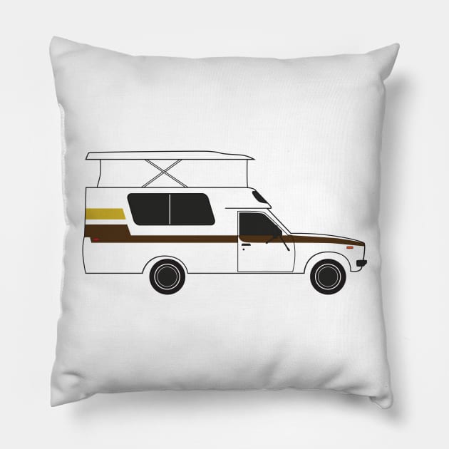 toyota chinook Pillow by LeapDaze