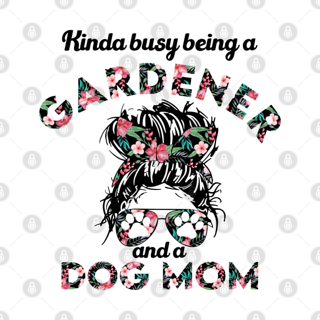 Gardener job gift for dog lover girl . Perfect present for mother dad friend him or her by SerenityByAlex