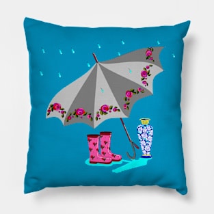 A Fancy and Vintage Umbrella Pillow