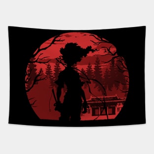 Black Samurai Tapestry