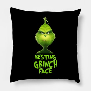 Funny Grinch Christmas Grinch Funny Gift Grinchmas Grinch Lovers Pillow