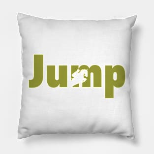 Jump Equestrian Pillow