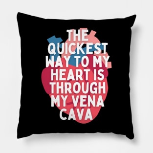 The Way to my Heart is Through my Vena Cava Pillow