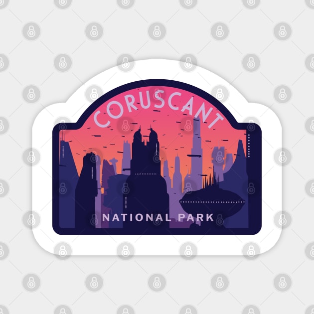 Coruscant National Park Magnet by Hanneliza