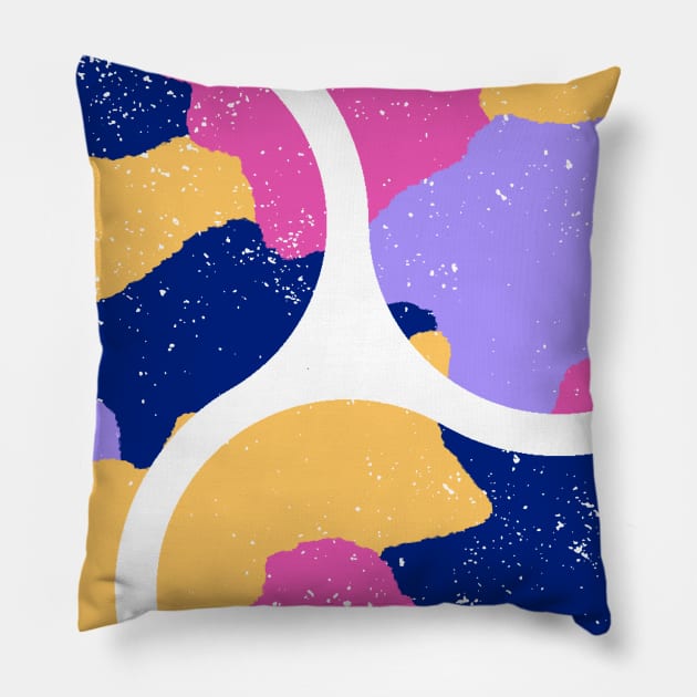 circle colors Pillow by rickylabellevie