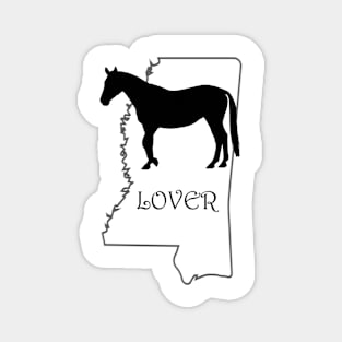 Mississippi Horse Lover Gift Magnet