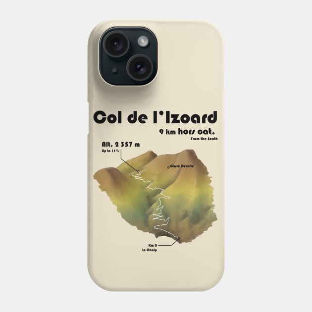 Col de l’Izoard Phone Case by CTinyFactory
