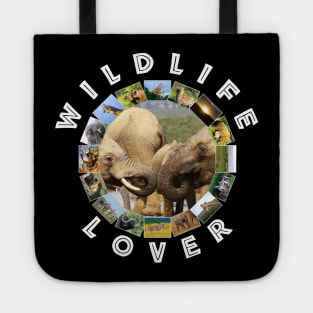 Wildlife Lover Elephant faces Tote