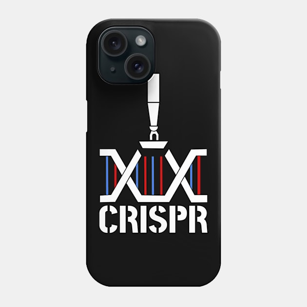 CRISPR DNA Genetic Engineering Phone Case by CrissWild