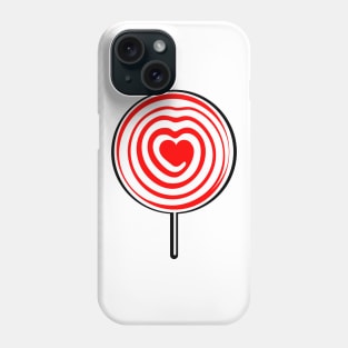 Lolly-pop heart Phone Case