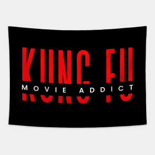 Kung Fu movie addict martial art design Tapestry