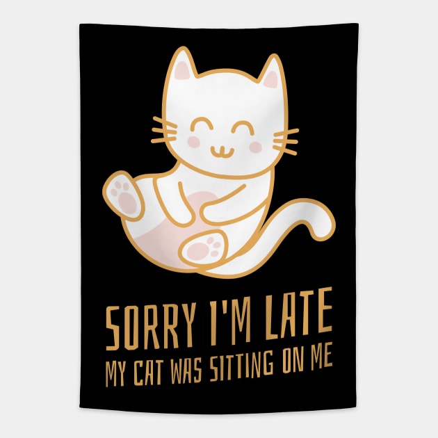 sorry im late, my cat was sitting on me Tapestry by juinwonderland 41