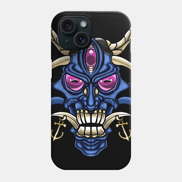 The Blue Death Phone Case by gothicnightmarepws