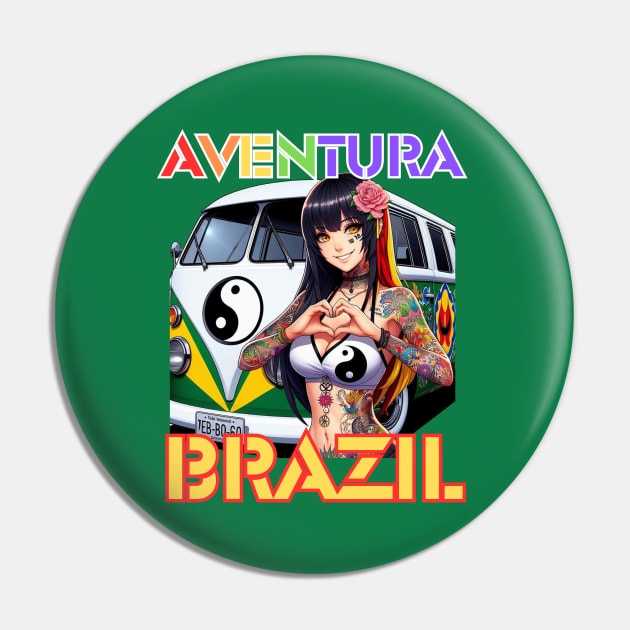 Kawaii, Anime Girl, Aventura de Brazil | Catsie Cat Pin by Catsie Cat