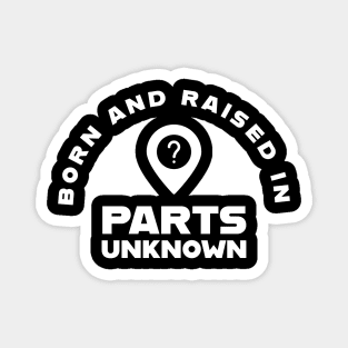 Born in Parts Unknown Magnet