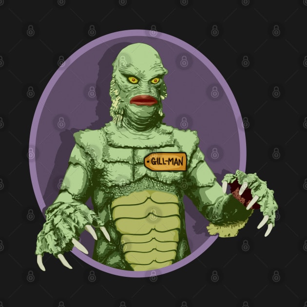 Come on Down, Gill-Man! (Creature from the Black Lagoon) by PlaidDesign