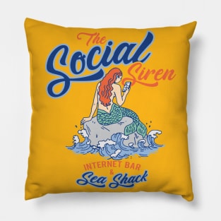 The Social Siren Internet Bar and Sea Shack Pillow