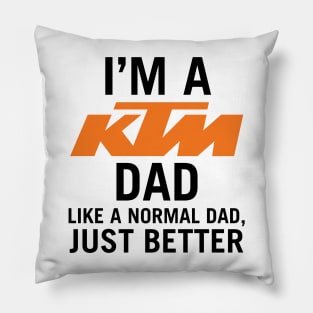 Father's Day KTM Dad Tee Pillow