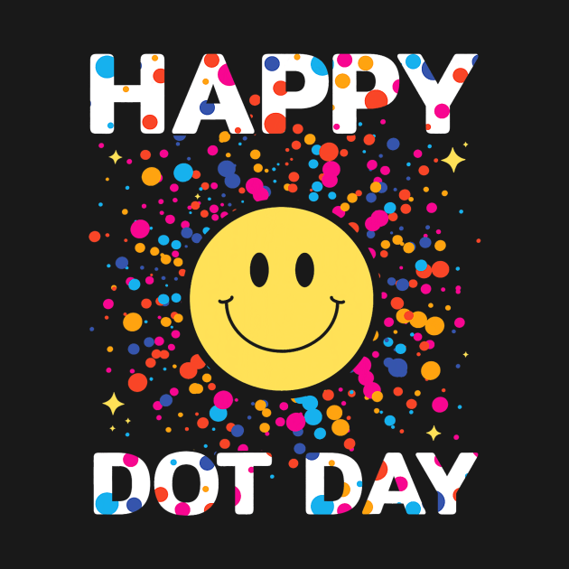 Happy Dot Day Colorful Rainbow Polka Dot Boys Girls by everetto