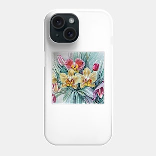 Colors of orchids Phone Case