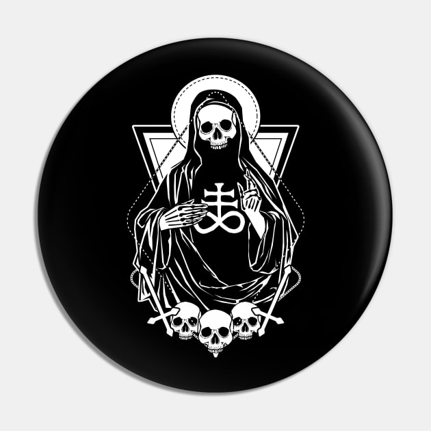 GRIM - the macabre saint of Death Pin by Von Kowen