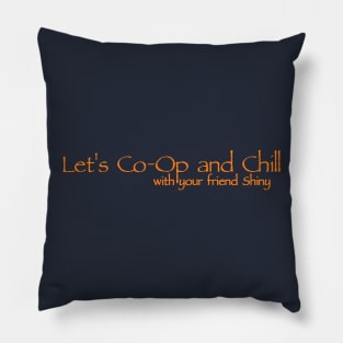 Statement Logo Front With Twitch Link Back Pillow