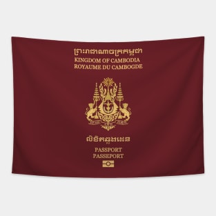 Cambodian passport Tapestry