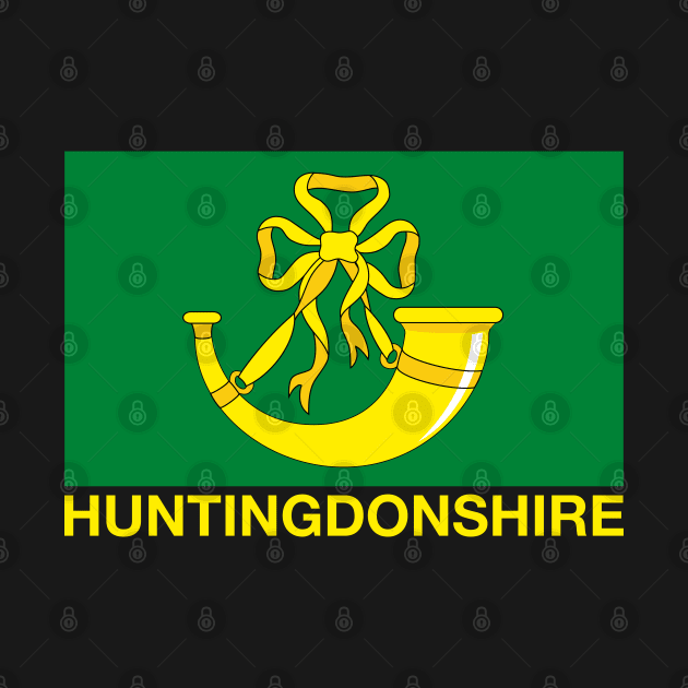 Huntingdonshire County Flag - England by CityNoir