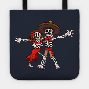 Mexican Skeletons Rumba Dance Tote