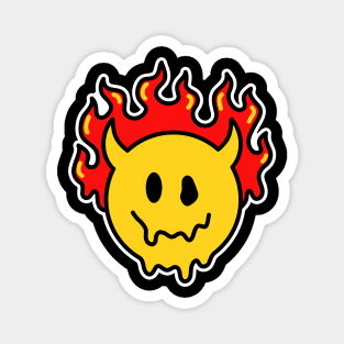 Hot Smiley Magnet