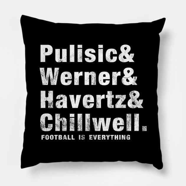 Football Is Everything - Pulisic & Werner Havertz Chillwell Pillow by FOOTBALL IS EVERYTHING