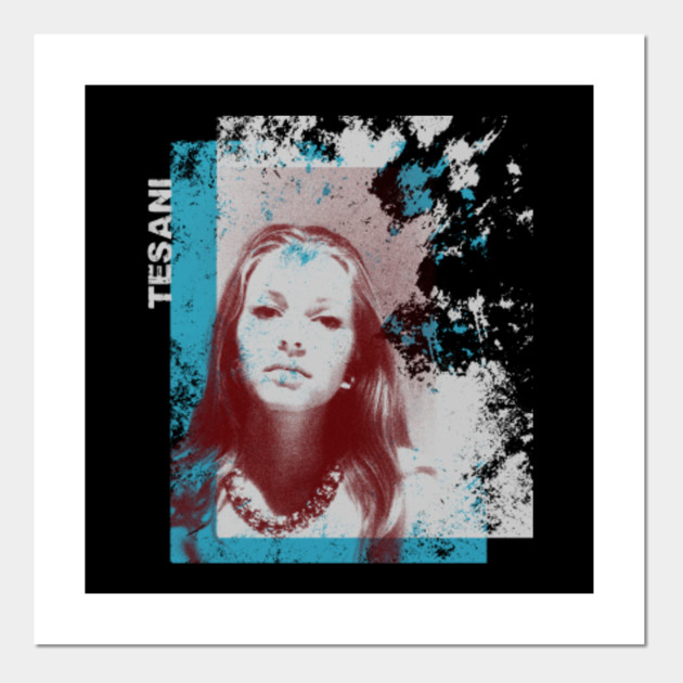 Woman Portrait In Abstract Print Abstract Portrait Posters And