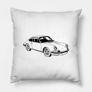 German Classic Cars Pillow